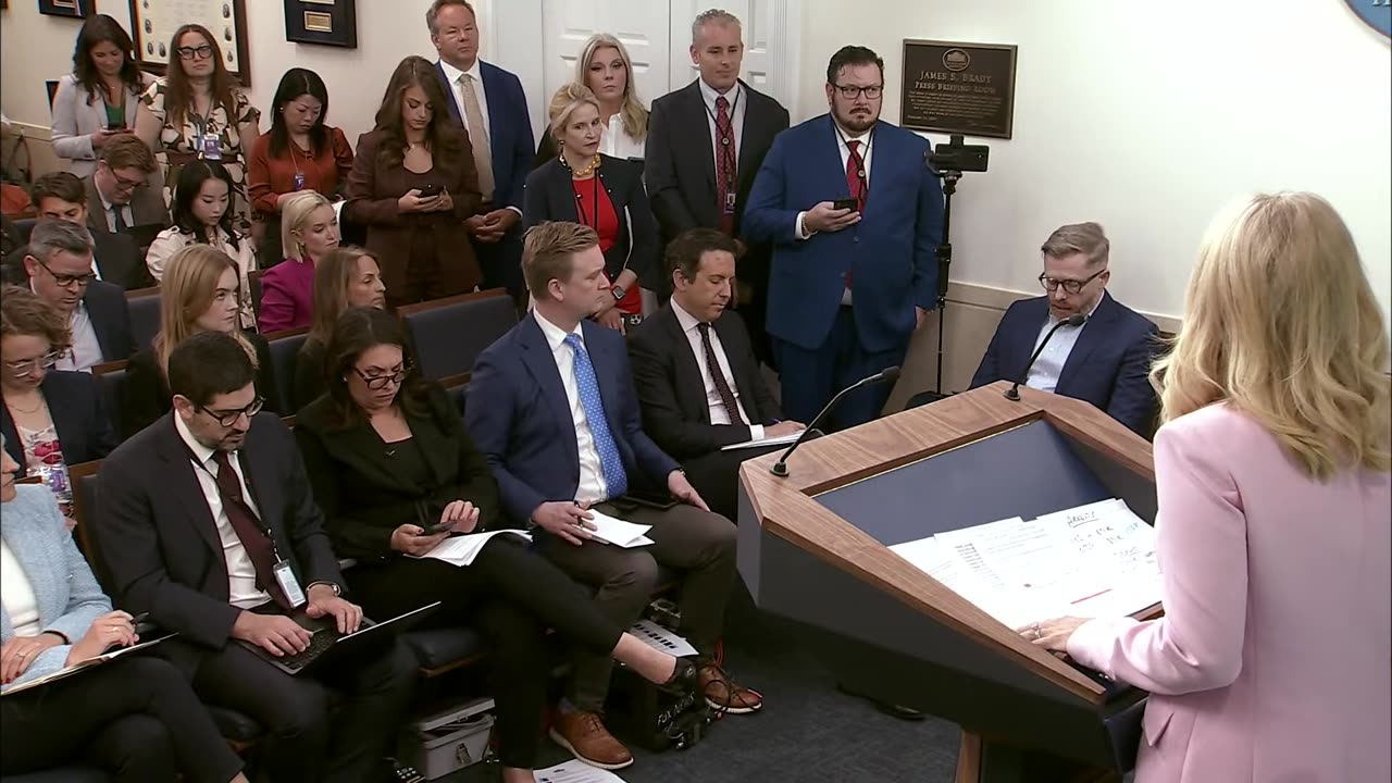 Press Secretary Karoline Leavitt and Tom Homan Brief Members of the Media, Apr. 28, 2025