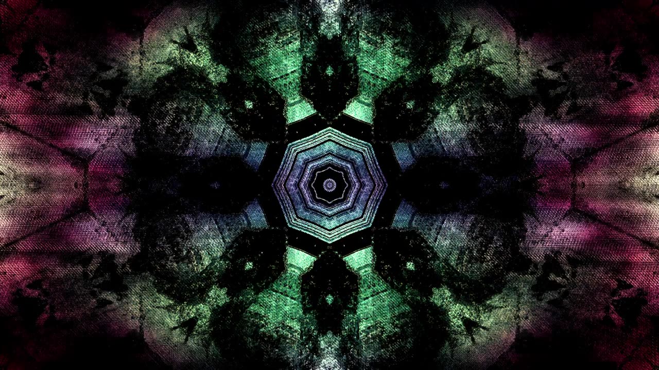 1 Hour Deep Hypnotic Meditation | Kaleidoscope Visuals & 432Hz Healing Sounds
