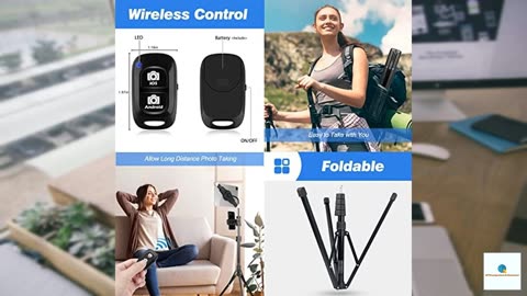UBeesize 67-in iPad Tripod Stand, 360 Rotating Tablet Mount & Phone Holder, Compatible wit