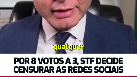 Hoje a censura foi oficialmente instaurada no Brasil 🤐