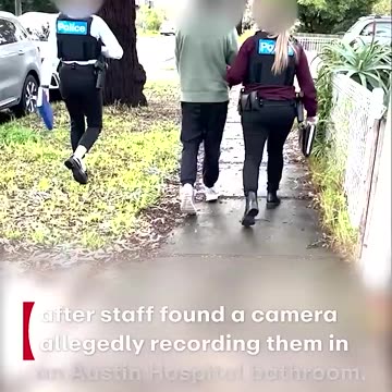 Doctor arrested over over alleged recording device found in hospital bathroom 9 News Australia