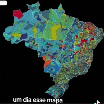 Mapa do resultado das eleições municipais do Brasil em 2024