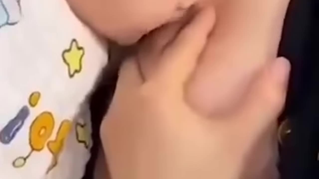 Cute baby brest feeding