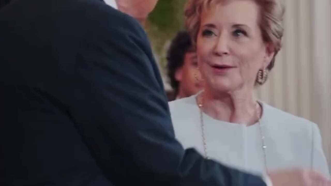 ‘Linda McMahon, you're in charge of something so important and you'll do a fantastic job.’