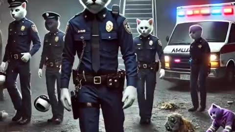 Cat animation video