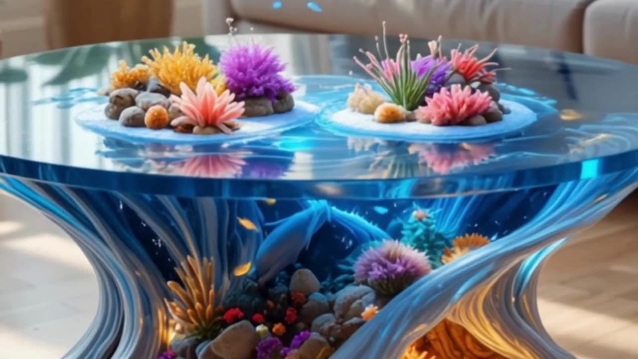 This Aquarium Kitchen Island Will Blow Your Mind! 😲✨🐟
