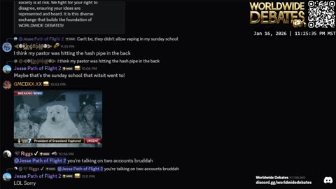 0290 WIDESTREAM - Worldwide Debates - YouTube/Twitch/Rumble