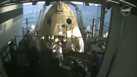 WATCH: 2 NASA astronauts stuck in space exit SpaceX capsule