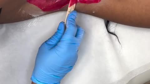 @elegantnroyaltyskin Underarm Waxing with Sexy Smooth Cherry Desire Hard Wax Tutorial