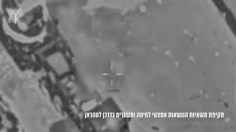 The IDF releases footage showing airstrikes on trucks it says were ferrying weapons to Tehran.