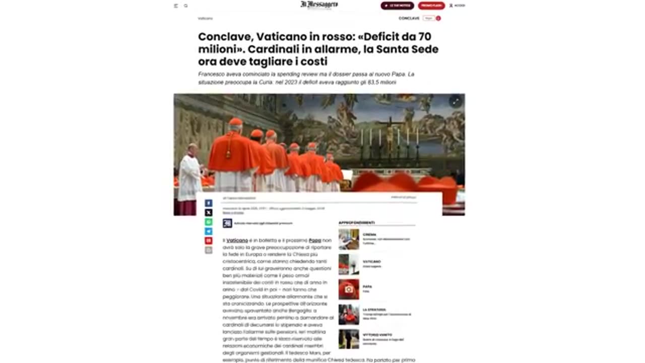 CHI È IL NUOVO PAPA? La Donazione Segreta di Trump e lo Scandalo degli Insabbiamenti