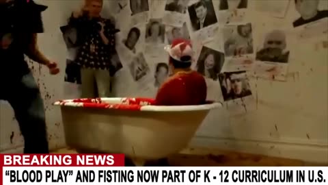 BLOOD PLAY AND FISTING ARE NOW PART OF THE K-12 PUBLIC SCHOOL CURRICULUM
