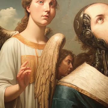 👼 Androids and Angels... (AI generated)