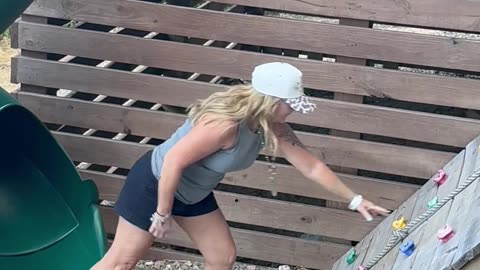 Free Spirited Woman Falls From Rockwall