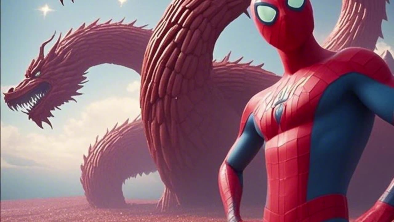 Spiderman Art skill with deatpool