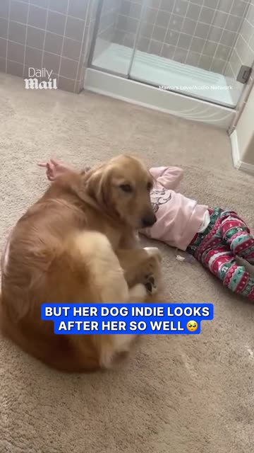 DISABLED GIRL & HER FAITHFUL😘 DOG