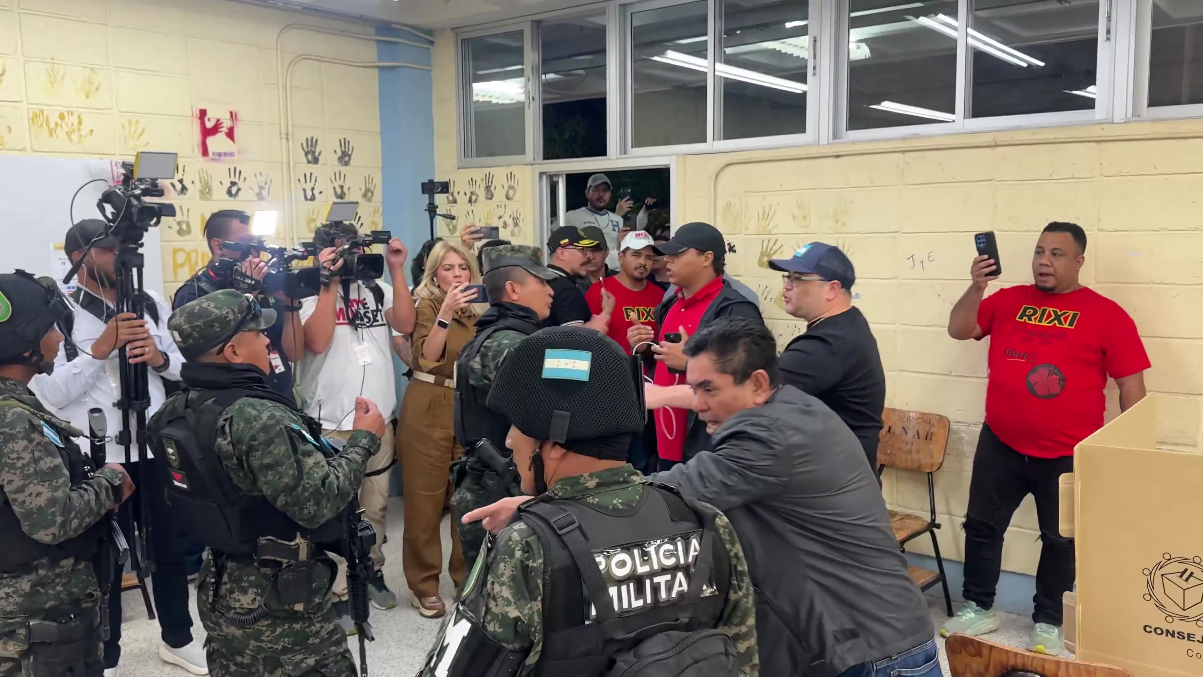 The socialist government of Honduras has sent its military to force the closure of ballot boxes