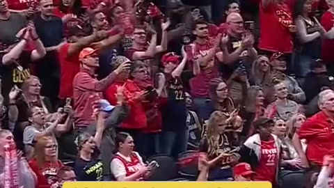 Fever crowd shows love to CC 🔥 #wnba #basketball #caitlinclark #fever