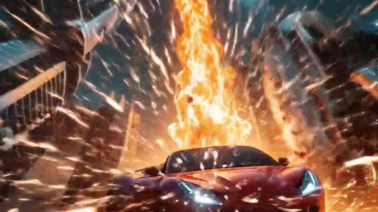 Ferrari 812 Dodges Death in Explosive Meteor Shower 🌠🔥
