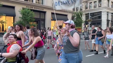 NYC PRIDE Parade has turned into a Naked Trump Bashing Fashion Parade for Overweight People