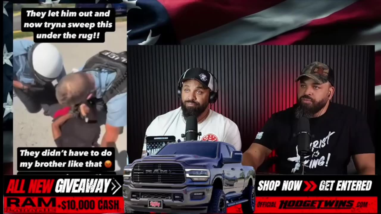 HODGE TWINS:Brother Sister Team Up to Fight Cop During INSANE Traffic Stop