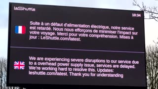 Eurostar suspends Channel Tunnel services after power supply issue