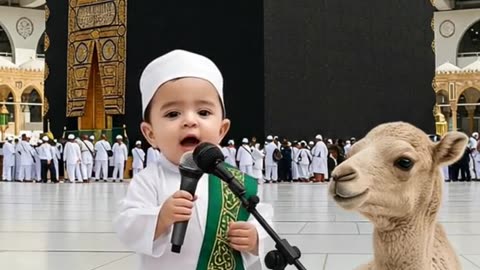 Muslim Boy in Mecca
