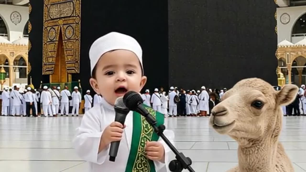 Muslim Boy in Mecca