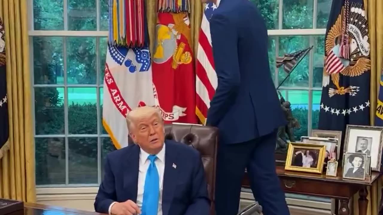 And you are a beautiful looking guy!” 🤣 President