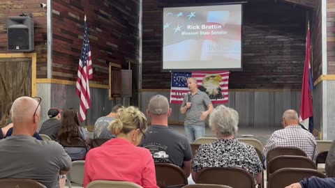 Missouri State Senator Rick Brattin at WTP of Johnson County 5-19-2025