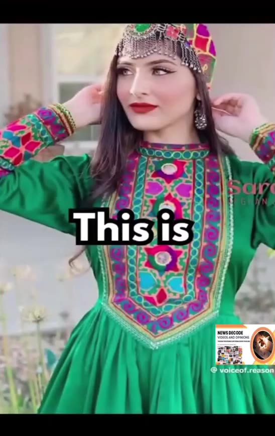 The cultural clothing of the Middle East, not a burqa or Niqab or Hijab