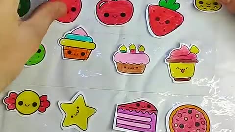 How to make CUTE Stickers at home DIY