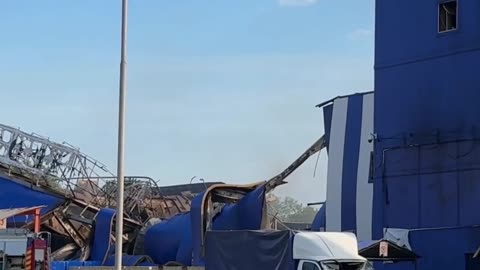 🔥🏬 Ukraine Russia War | Fire and Explosion at Epicenter Supermarket in Dniprovskyi | RCF
