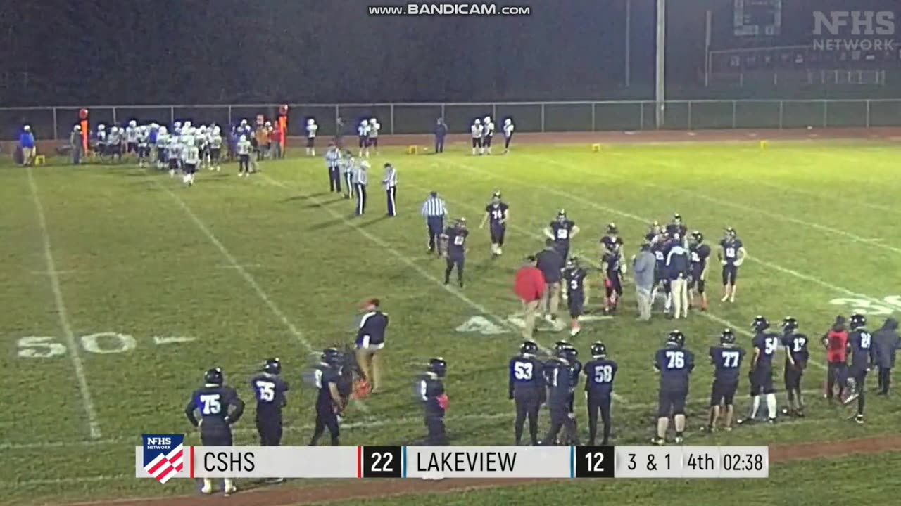 OCTOBER 18 2024 HIGH SCHOOL FOOTBALL: LAKEVIEW VS CAMBRIDGE SPRINGS PART 14