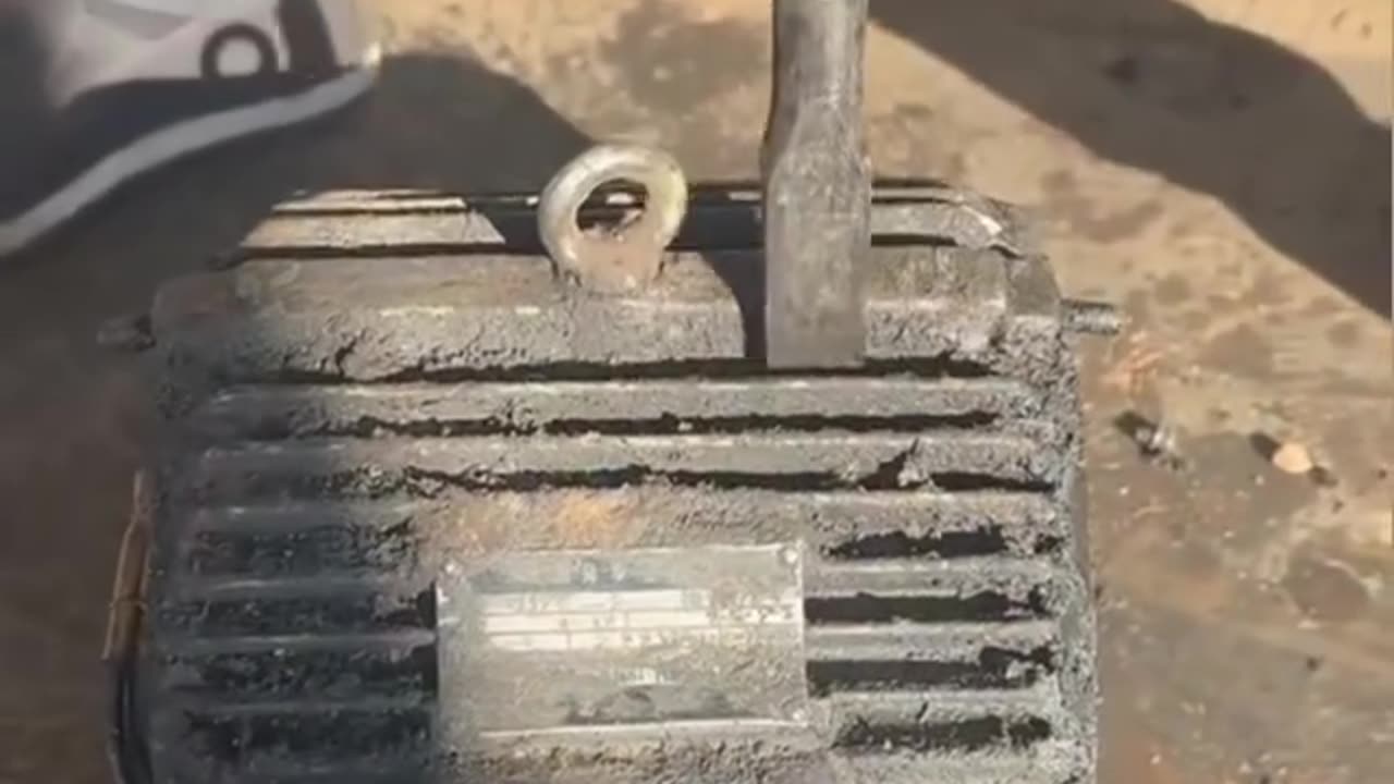 Dismantling an Old Electric Motor
