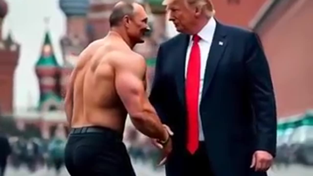 Vladimir Putin meeting with Trump