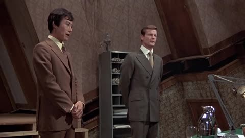 "The Man with the Golden Gun" Starring Roger Moore, Christopher Lee, Britt Ekland and Maud Adams
