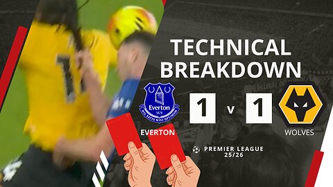 RED CARD MAYHEM! 🟥 Everton & Wolves Clash in CHAOTIC 1-1 Draw | Premier League Highlights
