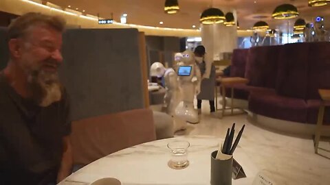 "Japanese Restaurant Operated by Robot Staff"