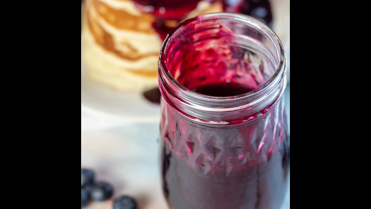 Homemade Blueberry Syrup (The Best Recipe)