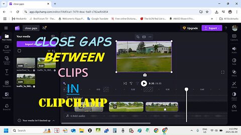 Close Gaps Between Clips In Clipchamp