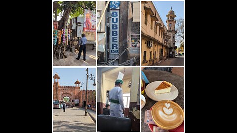 Monday morning stroll to Indian Coffee House, Jaipur