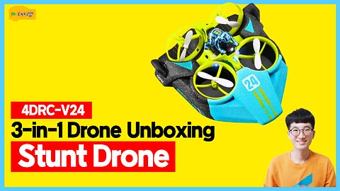Amazing 3-in-1 Amphibious Drone! Land, Water, and Sky Test (4D-V24 Review)