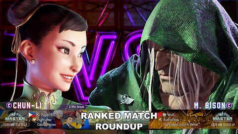 Kuya Kalbo SF6 Ranked Match Roundup. Chun Li Master Rank [Hori Fight Stick]