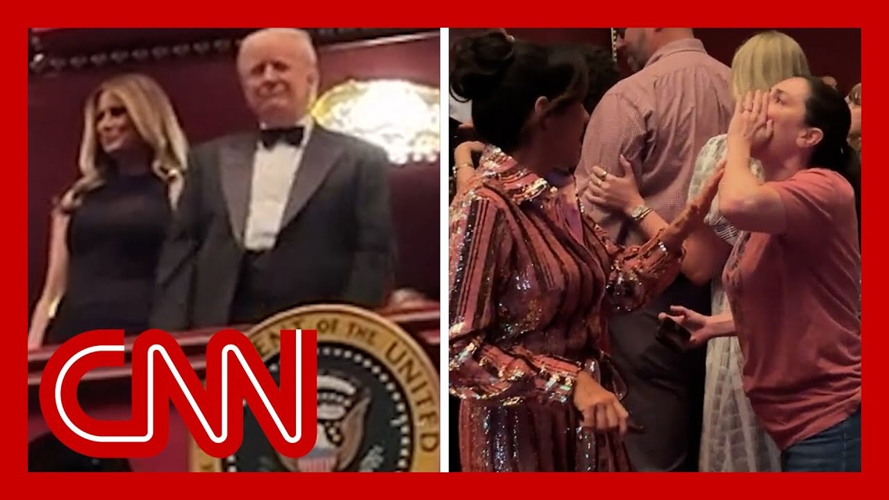 See crowd_s reaction to Trump at the Kennedy Center