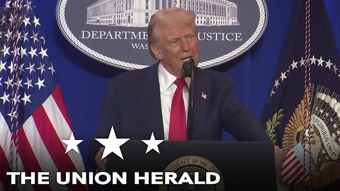 President Trump Delivers Remarks at the Justice Department