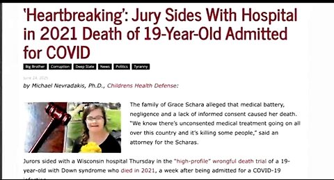 THE RULE OF LAW IS DEAD -- SCOTT SCHARA ☠️