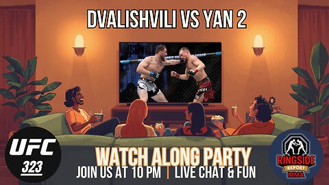 🔴 LIVE: UFC 323 WATCH ALONG - Dvalishvili vs. Yan 2 | Real-Time Reactions & Analysis 🔴