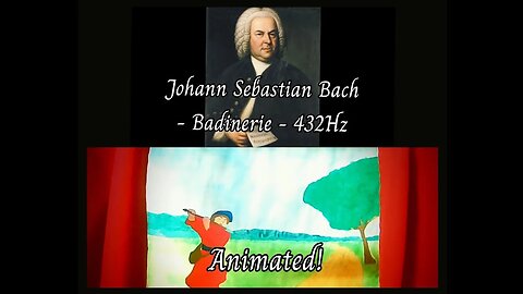 Bach - Badinerie (432Hz) - Animated!