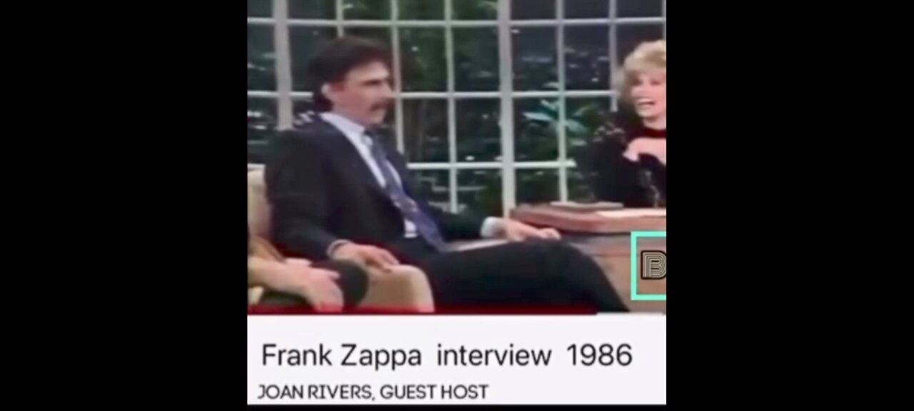 FRANK ZAPPA & JOAN RIVERS 1986